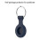 (Navy Blue half-packed) Protective Case Compatible with Airtags 2021 Silicone Holder with Key Chain Portable Protector Case Easy Attach 3