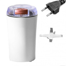(EU plug, Lvory) Portable Electric Spice Grinder Home Use Powerful Beans Spice Grinding Tool for Herbs Spices Nuts
