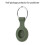 (Dark Green half Pack) Protective Case Compatible with Airtags 2021 Silicone Holder with Key Chain Portable Protector Case Easy Attach 3