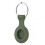 (Dark Green half Pack) Protective Case Compatible with Airtags 2021 Silicone Holder with Key Chain Portable Protector Case Easy Attach 2