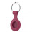 (Wine Red half Pack) Protective Case Compatible with Airtags 2021 Silicone Holder with Key Chain Portable Protector Case Easy Attach 4