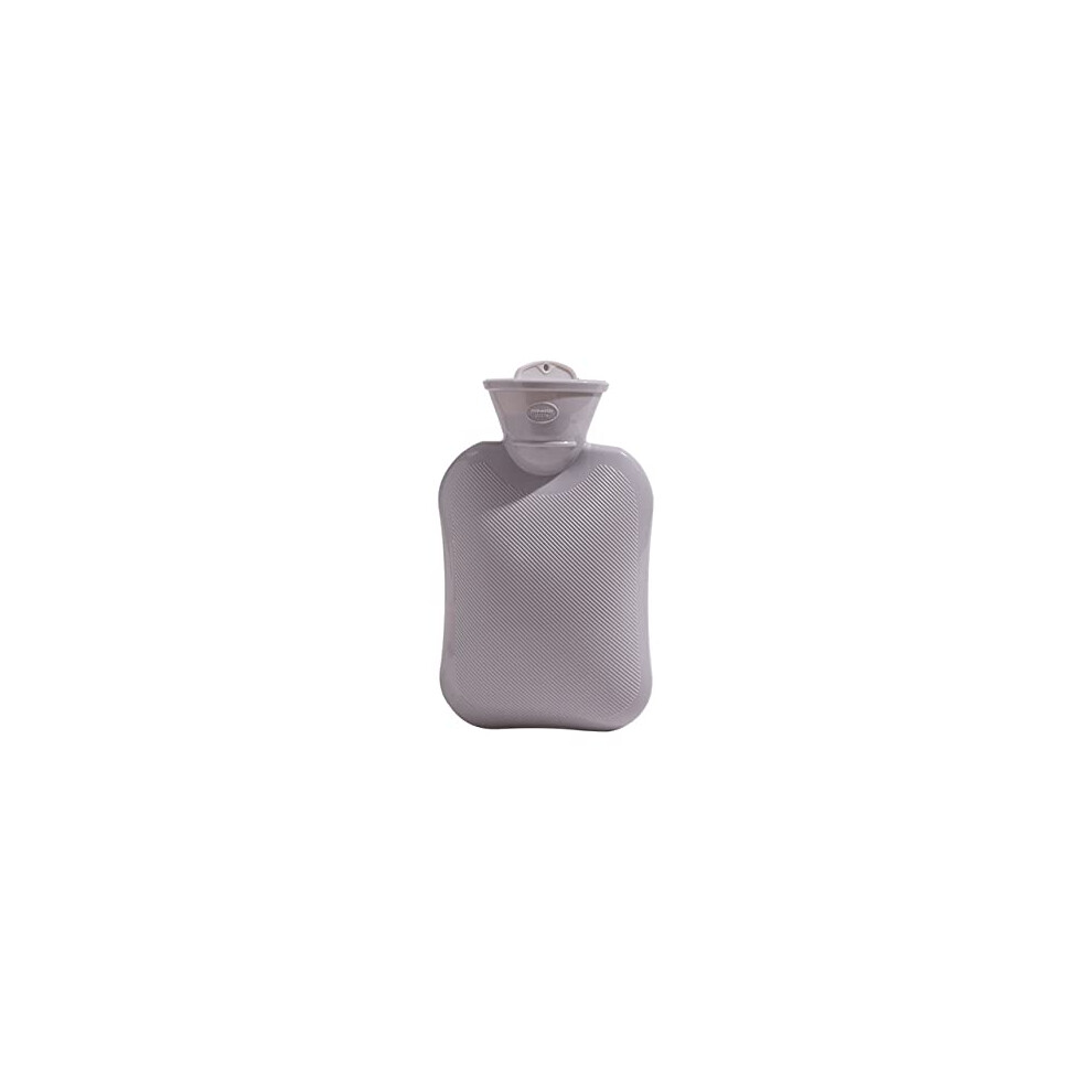 Grey 500Ml Warm Water Bag Hot Water Bottle Bag For Belly Hands And Feet Hand Warmer
