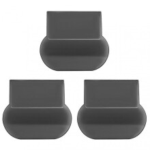 (3pcs, Gray) Toilet Lid Lifter Self Adhesive Toilet Seat Handle for Toilet Lid & Toilet Seat
