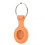 (Vibrant Orange half Pack) Protective Case Compatible with Airtags 2021 Silicone Holder with Key Chain Portable Protector Case Easy Attach 2
