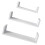 Pack of 3 Solid Wood Floating Wall Shelves Featuring-White 1