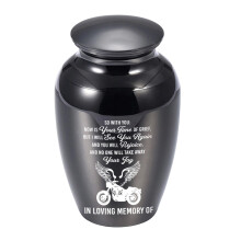 2.5inches Mini Pet Memorials Urns for Dog and Cats Ashes-Black