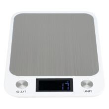 Bilancia da cucina digitale con display multi-unità, piano in acciaio inossidabile, bilancia per alimenti ad alta precisione per cucinare e cuocere,