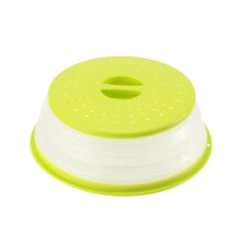 Coperchio antischizzi per microonde, coperchio per alimenti con maniglia ergonomica, design pieghevole per risparmiare spazio, coperchio per piatto