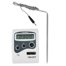 Effizienter Küchenhelfer, digitaler Küchentimer aus Edelstahl mit magnetischer Befestigung, Aufwärts-/Abwärtszählfunktion für präzises
