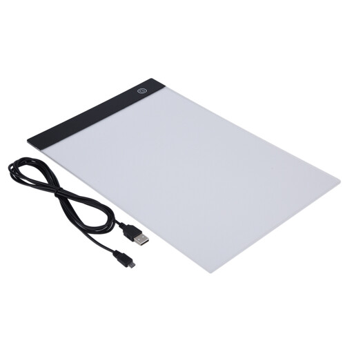 A4 USB LED Light Box Dimmable Brightness Tracing & Drawing Board for Artists 2
