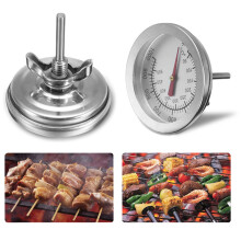 Gourmet's Delight, Grillthermometer für perfekte Ergebnisse beim Kochen im Ofen und auf dem Grill, Edelstahlthermometer für kulinarische Perfektion