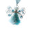 2D Flat Acrylic Angelic Hanging Decors Pendant-dark blue 1