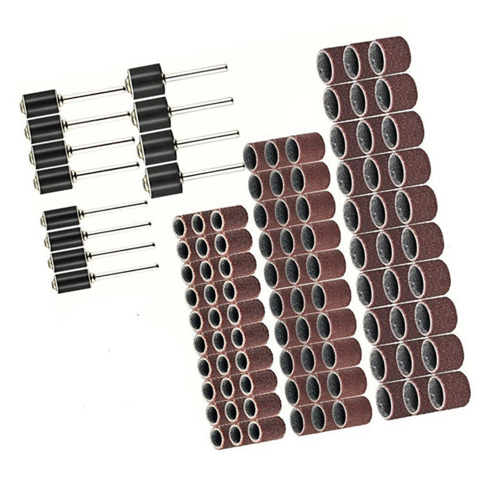 102 Pcs Rotary Sanding Set With Sand Bands And Drums For Grinding & Polishing 9311362793860