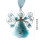2D Flat Acrylic Angelic Hanging Decors Pendant-dark blue 4