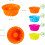 Κυπελλάκια σιλικόνης για cupcakes muffins, επαναχρησιμοποιήσιμα αντικολλητικά καλούπια 2