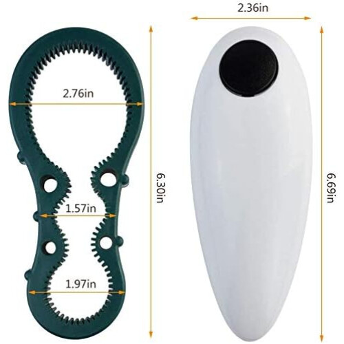 Smooth Edge Can Opener, Automatic Recognition Battery Operated for User-Friendly Smart Kitchen Ergonomic Design 2