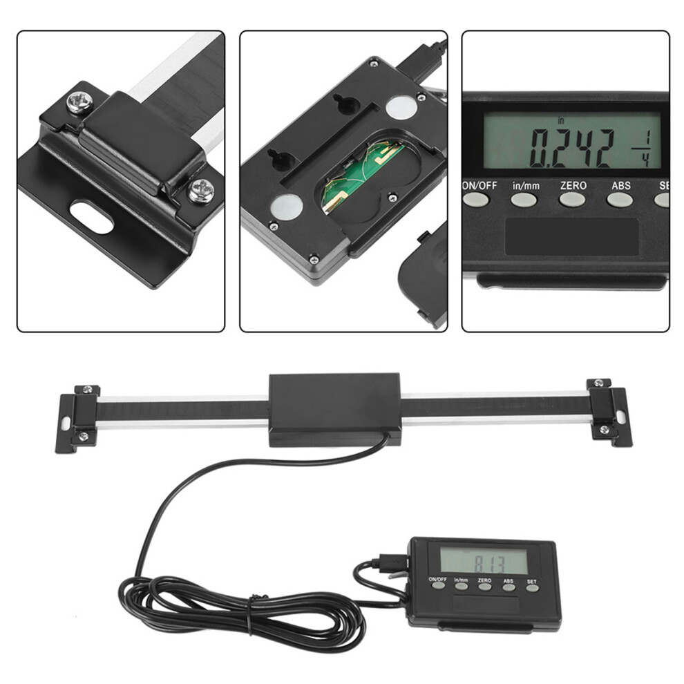 0-200Mm Digital Readout For Milling Machines & Lathes, Remote Lcd 8201362794091