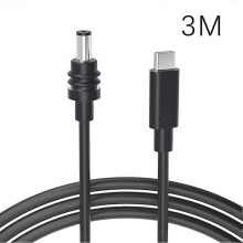 (3m) For Starlink Mini USB C to DC Power Cable PD-20V Type-C Input to DC Male Output Waterproof Replacment Cable