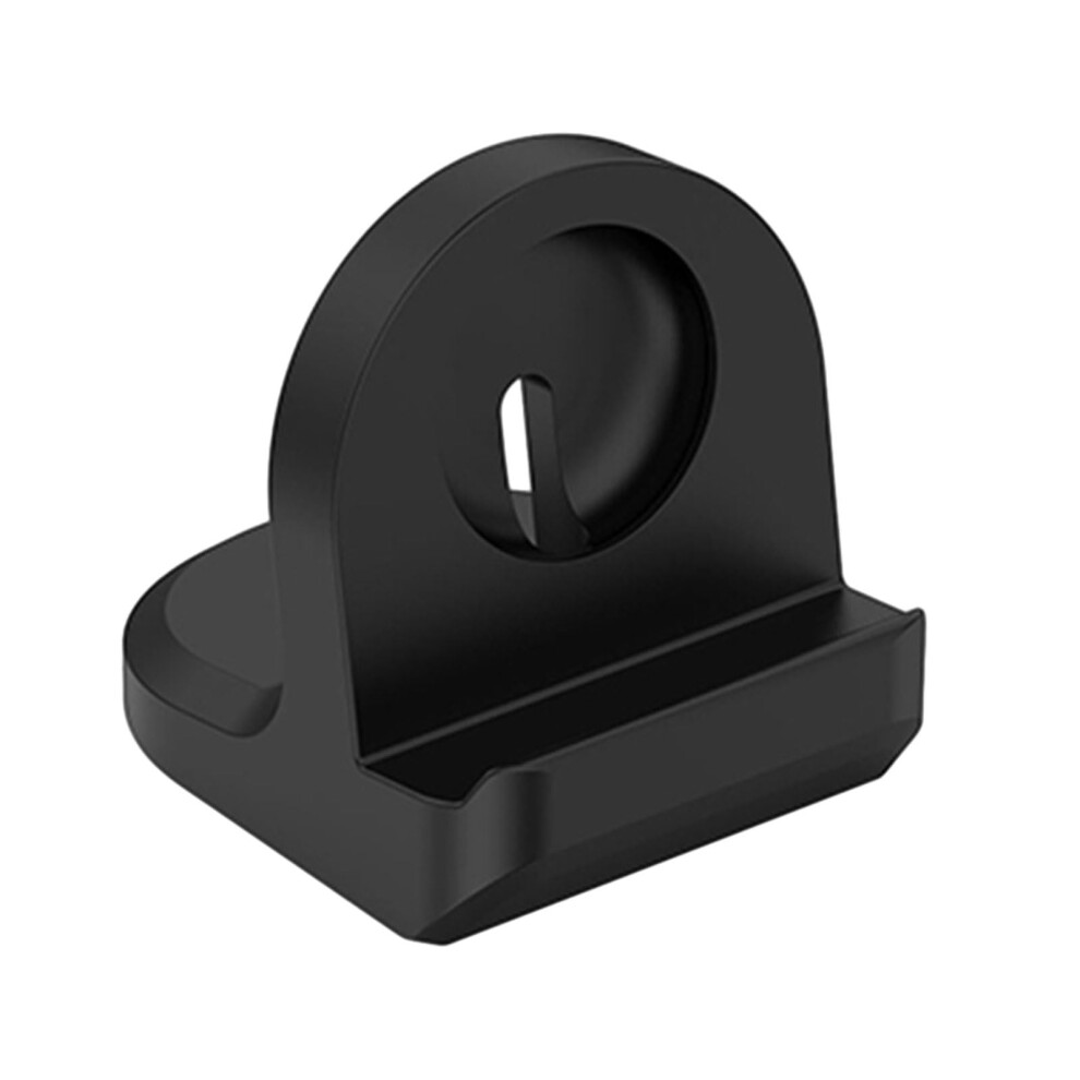 Charging Bracket Dock Station Dual Smartwatches Silicone Charger Stand Black 9105992200948