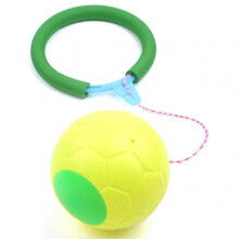 (Yellow) Kids Ankle Skip Ball Colorful Hop Jumping Exercise Toy Game Outdoor Sports Entertainment Toys