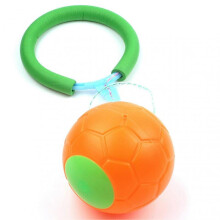 (Orange) Kids Ankle Skip Ball Colorful Hop Jumping Exercise Toy Game Outdoor Sports Entertainment Toys