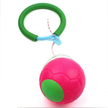 (Rose Red) Kids Ankle Skip Ball Colorful Hop Jumping Exercise Toy Game Outdoor Sports Entertainment Toys