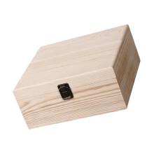Jewelry Organiser Handcrafted Wooden Gift Box With-L Wood Color