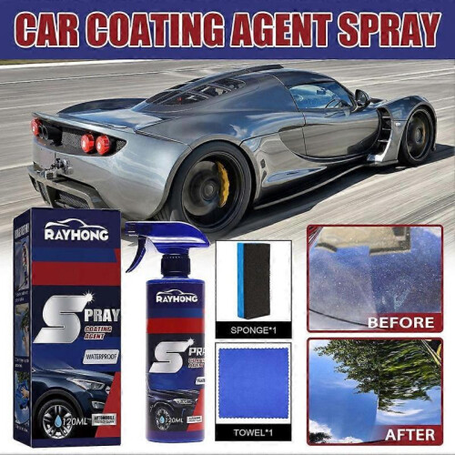 (3 Sets) Spray Coating Agents Highly Protective Multi-functional Coating Renewal Agents Fast-Acting Car Coating Agents Spray 2