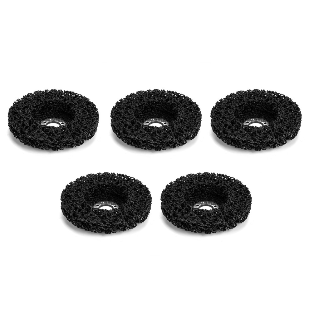 5Pcs 100Mm Black Poly Disc Set For Rust Removal And Surface Preparation 8461362794013