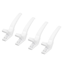 Aluminium Alloy Window Handle for Flat Open External Lock Push Casement White