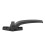 Black Left Aluminum Alloy Handle for Window Security and Ease 12