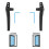 Black Left Aluminum Alloy Handle for Window Security and Ease 6