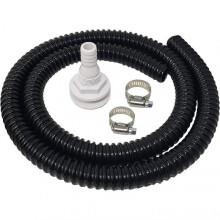 (Package 1) Bilge Pump Plumbing Hose Kit Easy Installation Sturdy Hose Clamp for Cistern Replenishment Sewage Sampling