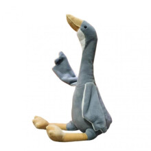 (60cm, Gray) Fluffy Duck Plush Toys Sleep Pillow Cute Animal Stuffed Goose Kid Birthday Gifts