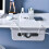 (Gray) Cable Management Box Under Desk Hidden Organizer for Desktop Home Office 2