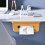 (Orange) Cable Management Box Under Desk Hidden Organizer for Desktop Home Office 4