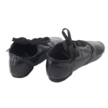Comfortable PU Jazz Dance Shoes for Children & Adults - Black (37) High Quality