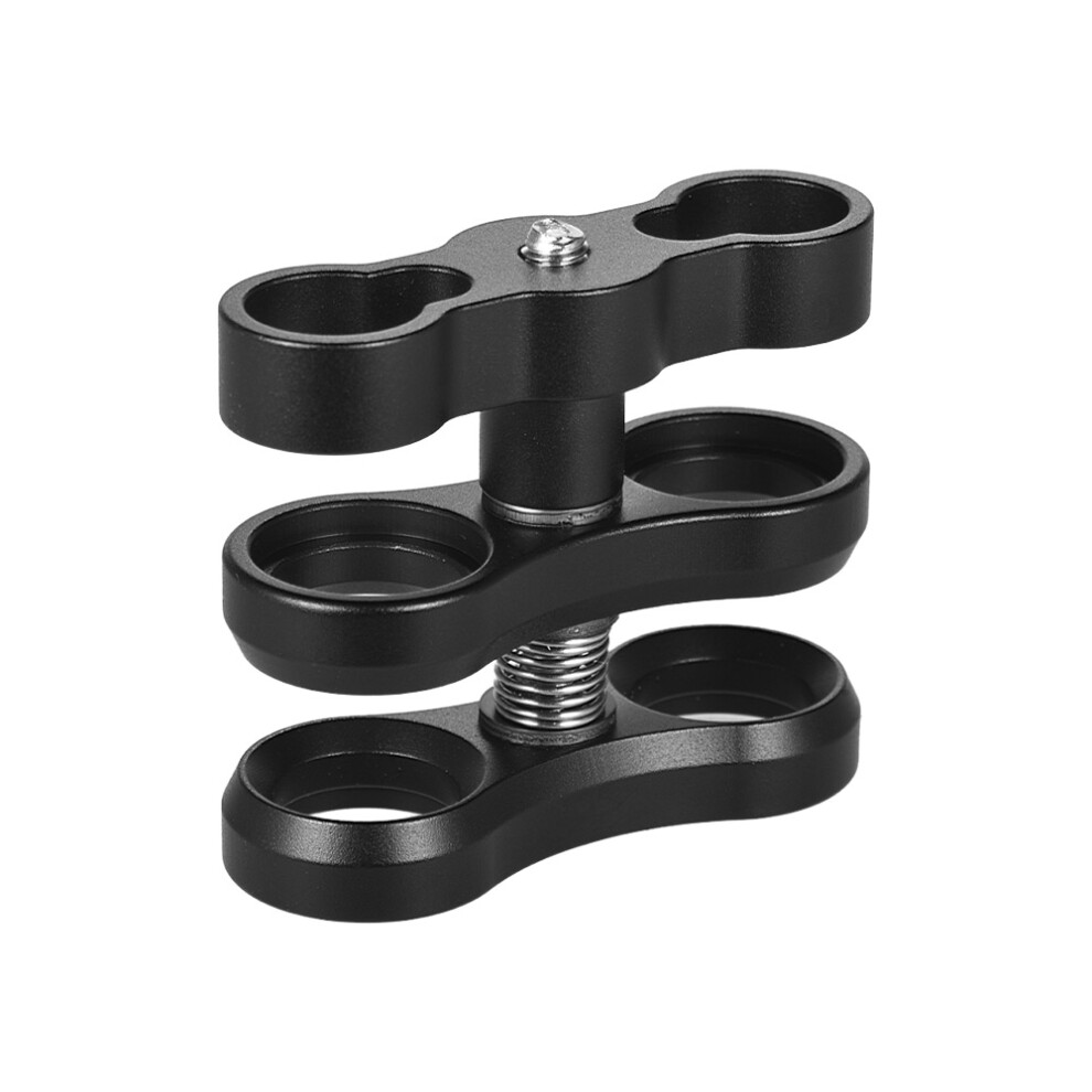 1" Ball Clamp Butterfly Dual Mount For Underwater Photography, Black 4061362795368