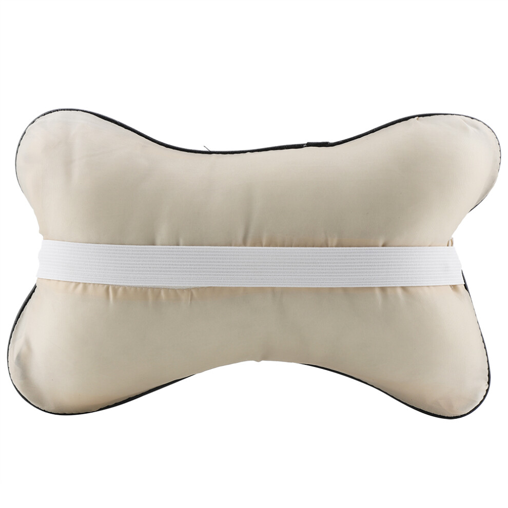 Neck Support Headrest Pillow - Soft Elastic Breathable Comfort Brown 8471362795545