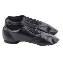 High Quality PU Jazz Dance Shoes Black Child Adult Size 39