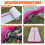 10ft Inflatable Gymnastics Tumbling Mat With Electric Pump, Pink 7