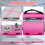 10ft Inflatable Gymnastics Tumbling Mat With Electric Pump, Pink 2