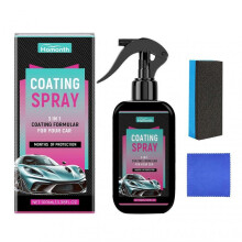 (Homonth) 3 in 1 Ceramic Car Coating Spray 100ml Car Scratch Repair Nanos Spray with Towel/Sponge for SUV Truck