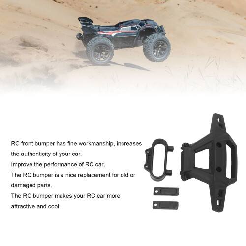 RC Car Front Bumper Upgrade for 16101 16102, Plastic Material 2