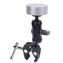 Aluminiumlegierung Satellitenschellenhalter-Adapterset für Mini-Camper, Yacht, Silber