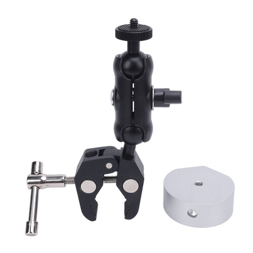 Silver Satellite Bracket Set - Aluminum Adjustable Clamp for Mini Use 2