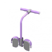 (6 Shares, Purple) Multifunctional 4 Tube Workout Pedal Pullers Rope Smart Counting Portable Sit-up Bodybuild Expander for Home Gym