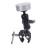 Silver Satellite Bracket Set - Aluminum Adjustable Clamp for Mini Use 12
