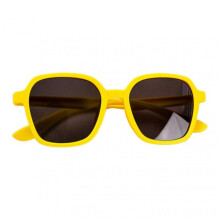 (Yellow) Children\'s UV Protection Sunglasses Horn Rimmed Party Sunglasses Great Gift for Party Favors