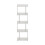 Living And Home 4-Tier S-shaped Geometric Bookshelf Storage Rack with LED Lights 5